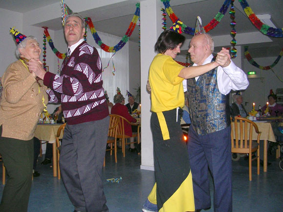 Bei unserer Sylvester-Feier in unserem Restaurant der Seniorenresidenz Großziethen