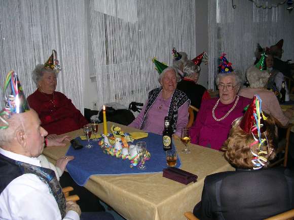 Bei unserer Sylvester-Feier in unserem Restaurant der Seniorenresidenz Großziethen