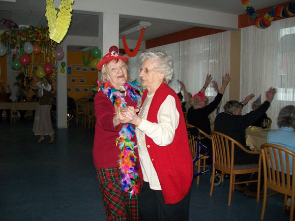 Bei unserem Fasching in unserem Restaurant der Seniorenresidenz Großziethen